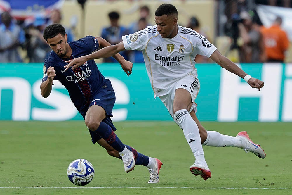 Fifa Club World Cup semifinal soccer match PSG vs Real Madrid in New Jersey_Marquinhos