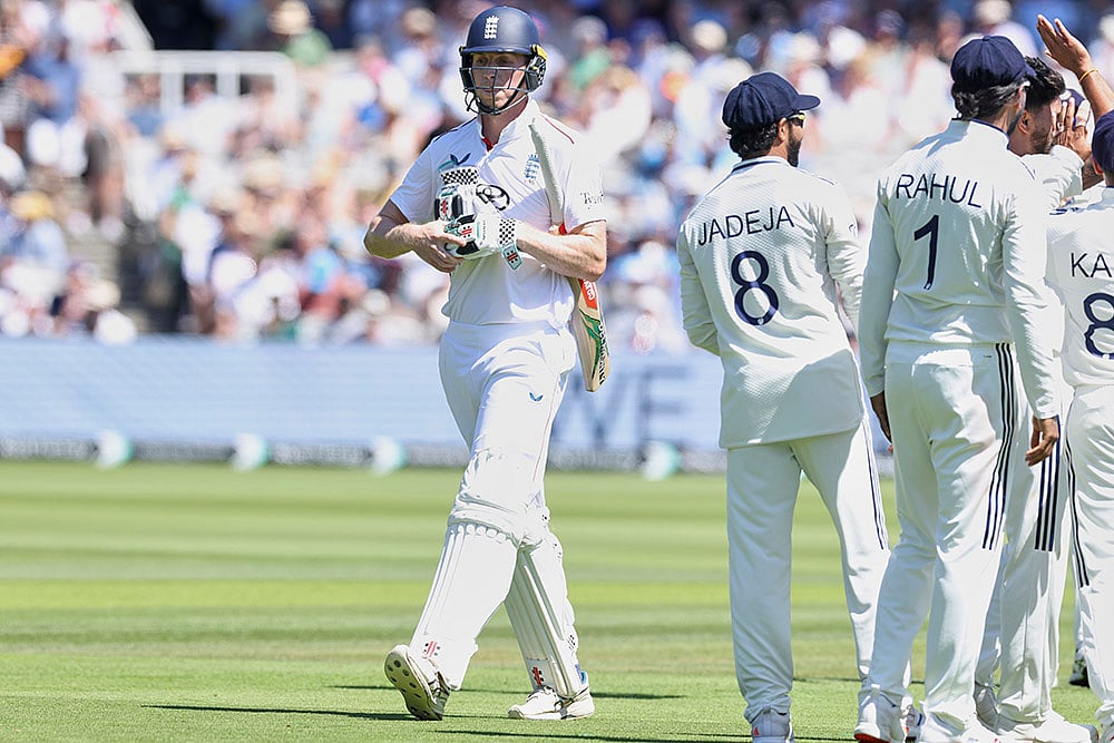 Indias tour of England IND vs ENG 3rd Test Day 1 at Lords cricket ground: Zak Crawley