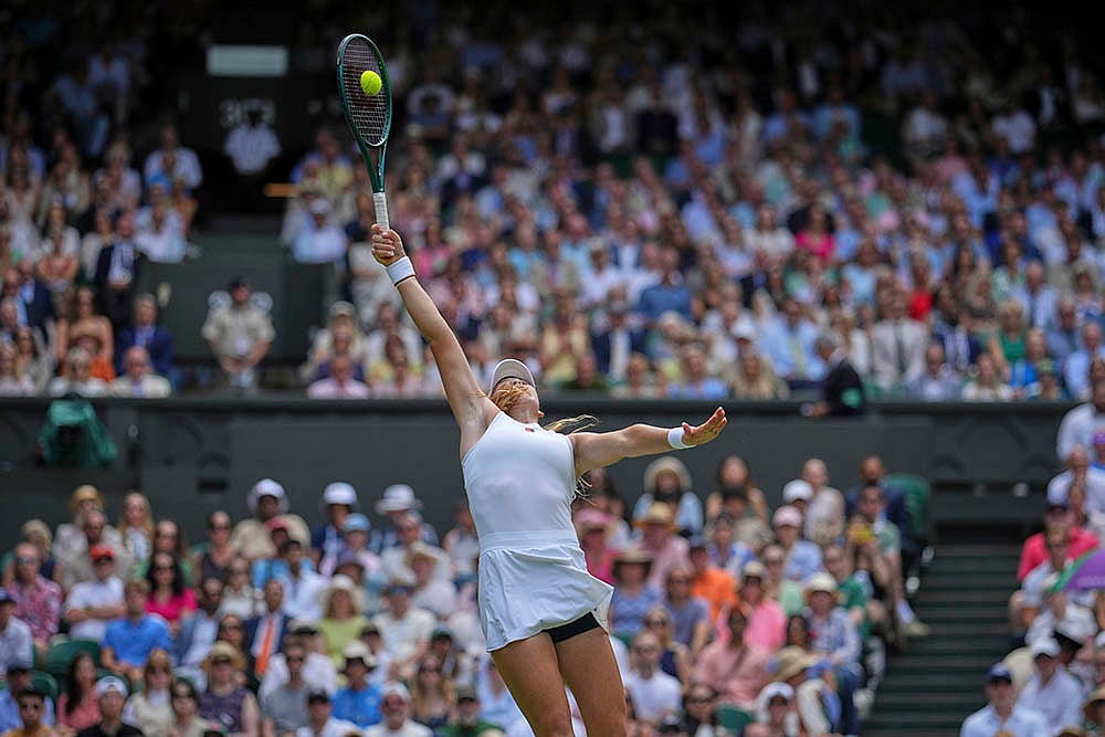 Wimbledon Tennis 2025 Quarter-Final Belinda Bencic vs Mirra Andreeva photos_7