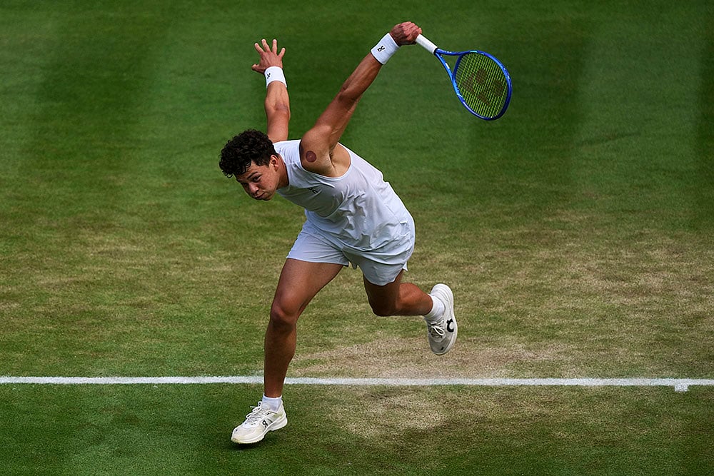 Wimbledon Tennis 2025 Quarter-Final Jannik Sinner vs Ben Shelton photos_4