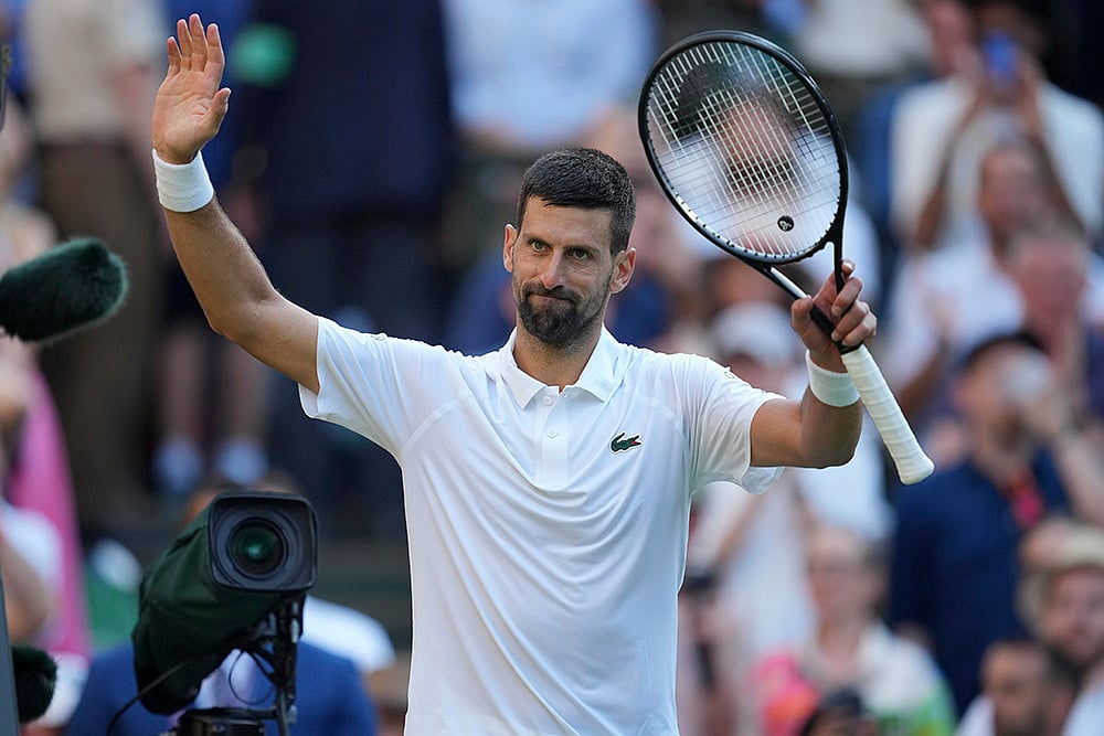 Wimbledon Tennis 2025 Quarter-Final Novak Djokovic vs Flavio Cobolli photos_2