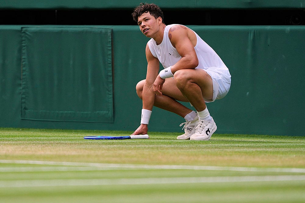 Wimbledon Tennis 2025 Quarter-Final Jannik Sinner vs Ben Shelton photos_6