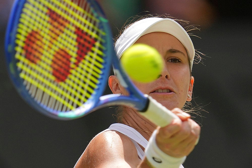 Wimbledon Tennis 2025 Quarter-Final Belinda Bencic vs Mirra Andreeva photos_8