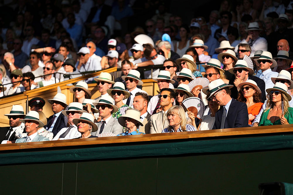 Wimbledon Tennis 2025 mens semifinal match Novak Djorkovic vs Jannik Sinner