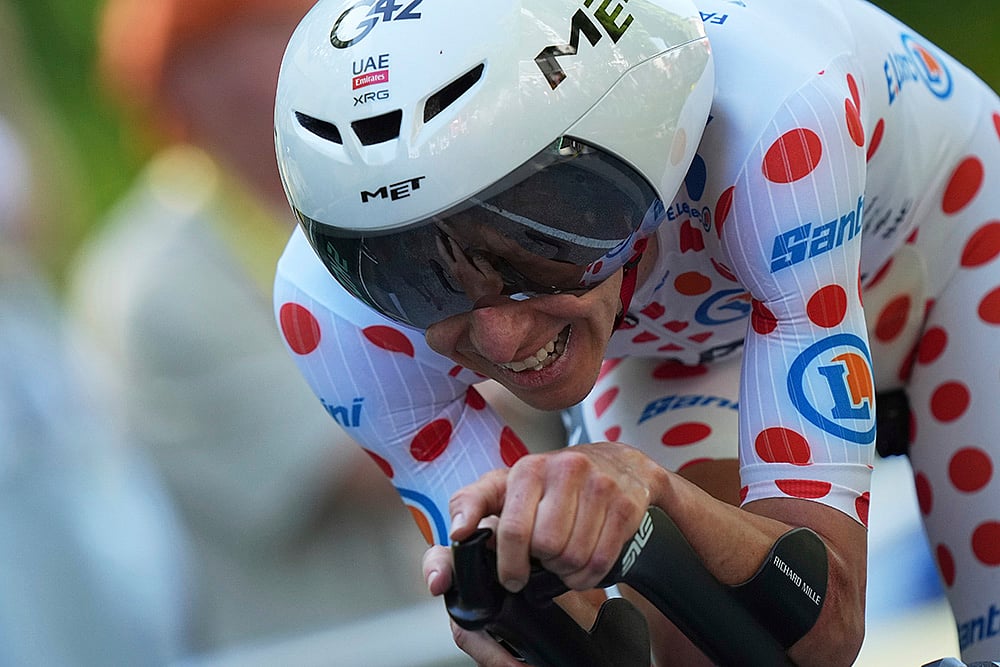 Tour de France cycling race 2025 Fifth stage photos_Tadej Pogacar