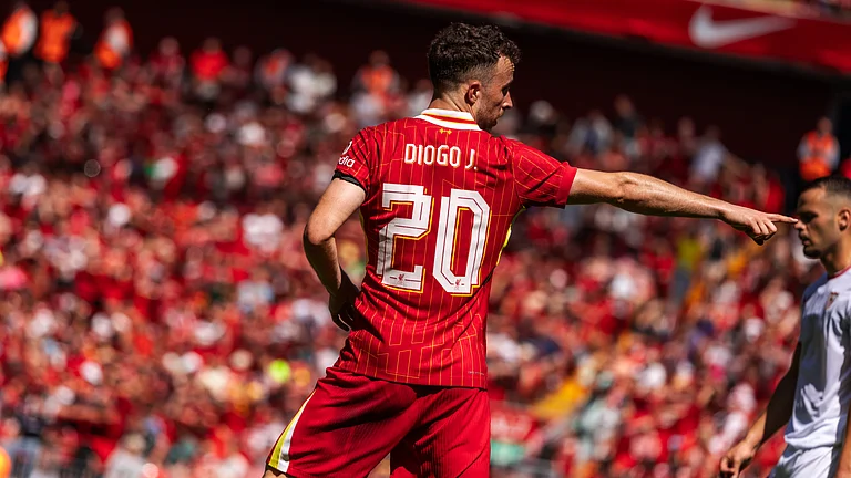 Diogo Jota wore Liverpool's number 20 for five years - null