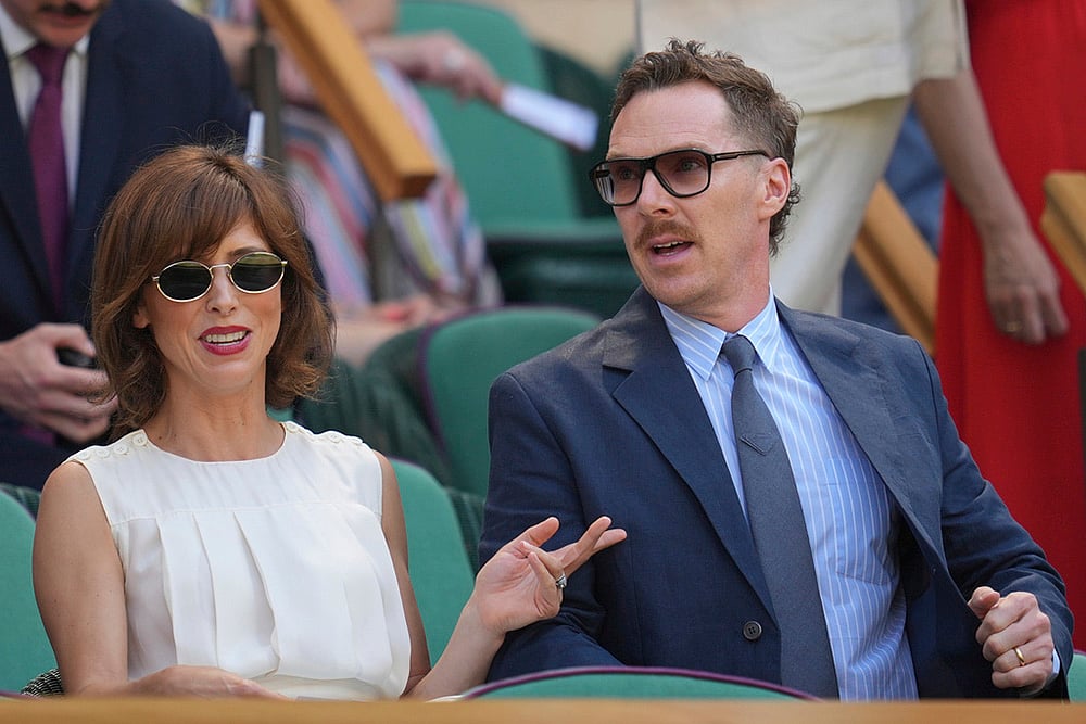 Wimbledon Tennis 2025 mens semifinal match Carlos Alcaraz Vs Taylor Fritz_ Benedict Cumberbatch
