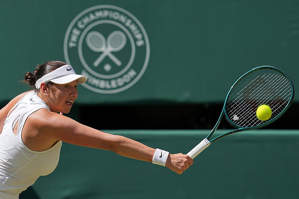 Aryna Sabalenka vs Amanda Anisimova WTA Wimbledon 2025 Semi-Final Photos_5