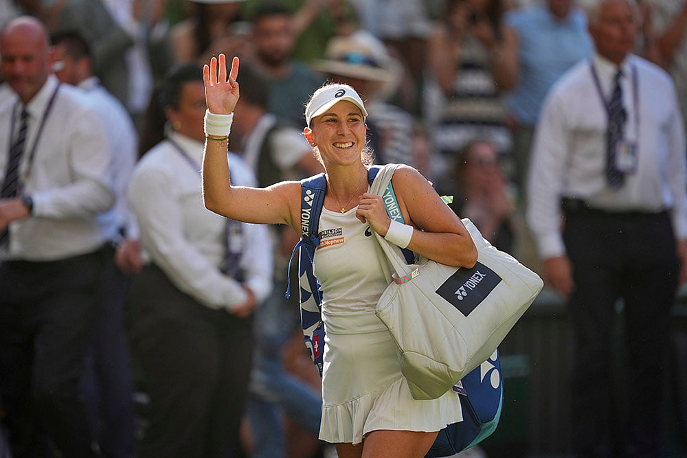 Iga Swiatek Vs Belinda Bencic WTA Wimbledon 2025 Semi-Final Photos_4