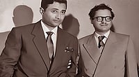 Dev Anand On Guru Dutt: Friendship, Films And An Untimely Tragedy Photo illustration by Saahil : Though Anand and Dutt were as unlike as chalk and cheese, they became good friends, sharing similar ambitions