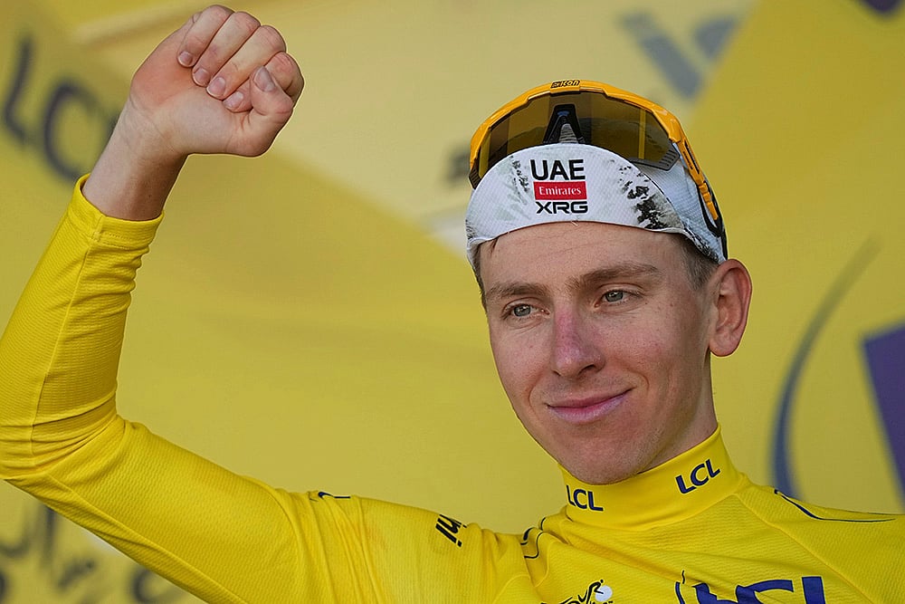Tour de France cycling race 2025 Fifth stage photos_Tadej Pogacar