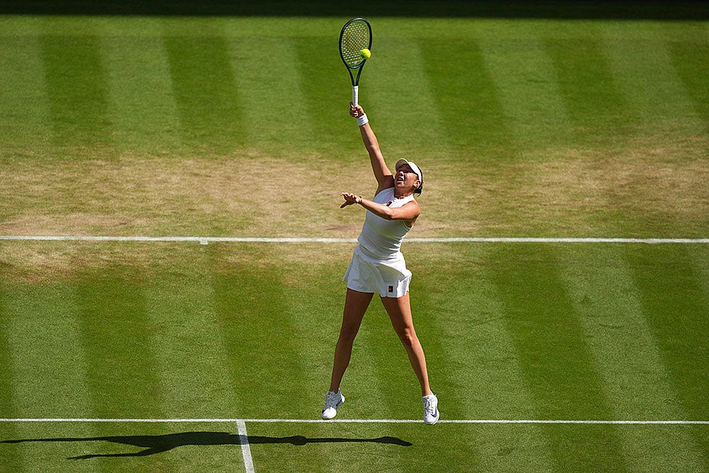 Aryna Sabalenka vs Amanda Anisimova WTA Wimbledon 2025 Semi-Final Photos_7