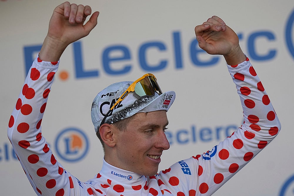 Tour de France cycling race 2025 Fifth stage photos_Tadej Pogacar