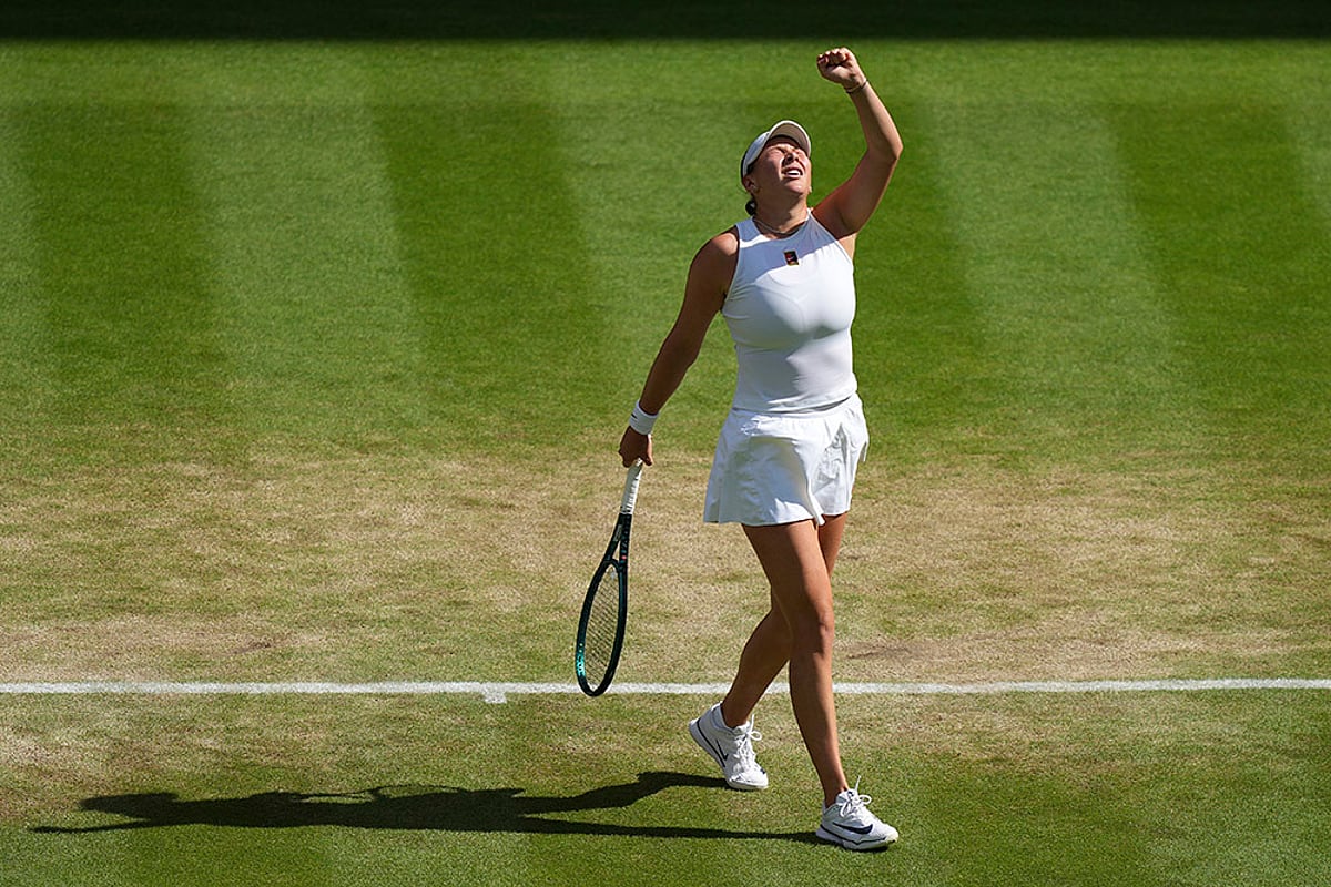 Aryna Sabalenka vs Amanda Anisimova WTA Wimbledon 2025 Semi-Final Photos_1