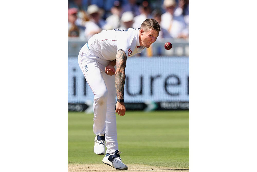 Indias tour of England IND vs ENG 3rd Test Day 3 at Lords cricket ground_Brydon Carse