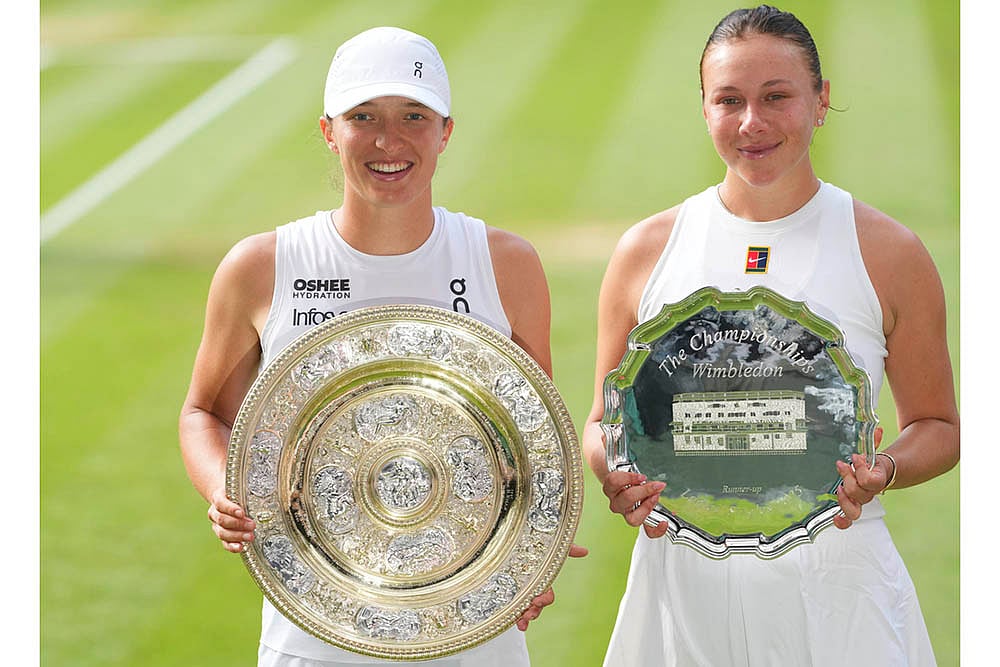 Wimbledon 2025 Tennis womens Final match Iga Swiatek Vs Amanda Anisimova_Iga Swiatek