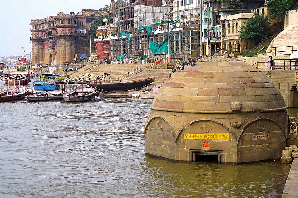 India Monsoon rains, Water levels rise in Ganga and Yamuna; Panchganga Ghat