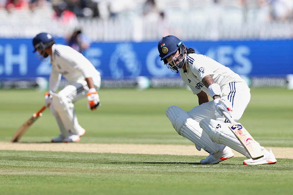 Indias tour of England IND vs ENG 3rd Test Day 3 at Lords cricket ground_KL Rahul, Ravindra Jadeja