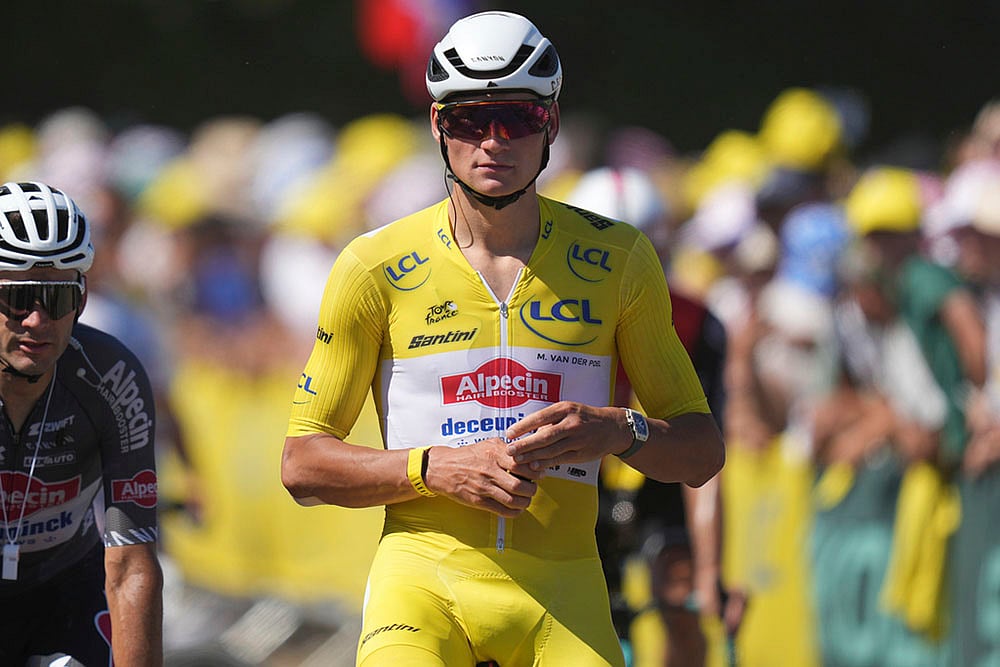 Tour de France Cycling Race 2025 Seventh Stage race photos: Mathieu van der Poel