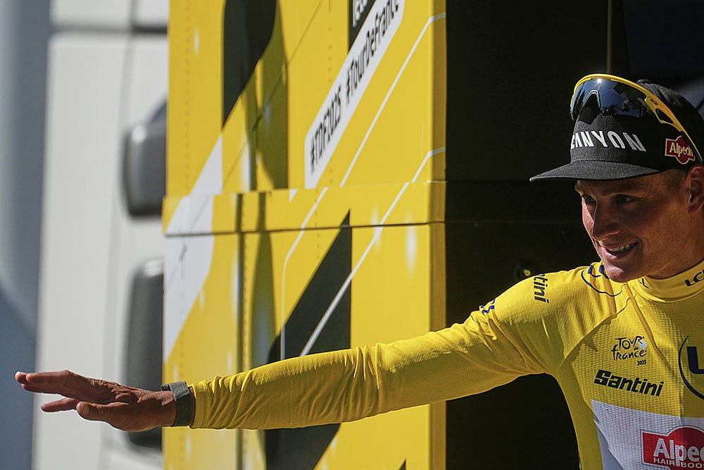 Tour de France Cycling Race 2025 Sixth Stage race photos: Mathieu van der Poel 
