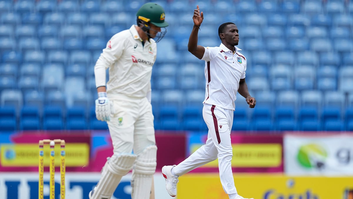 West Indies vs Australia 2nd Test Shamar Joseph Pat Cummins AP