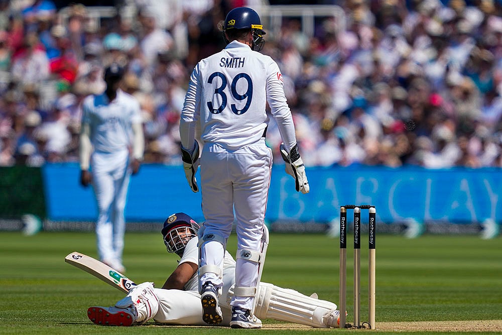 Indias tour of England IND vs ENG 3rd Test Day 3 at Lords cricket ground_Rishabh Pant 