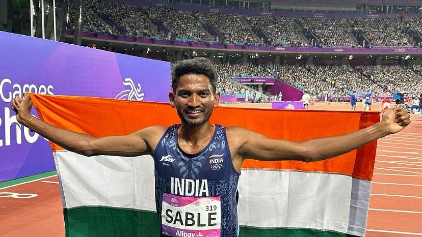 Photo: X | India All Sports : Indian steeplechaser Avinash Sable.