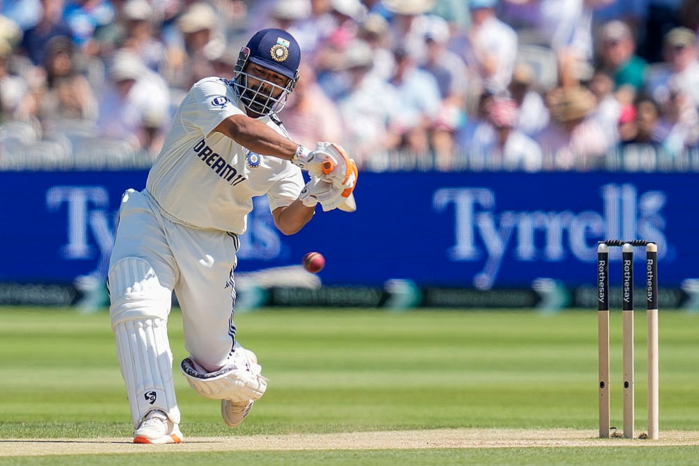 Indias tour of England IND vs ENG 3rd Test Day 3 at Lords cricket ground_Rishabh Pant 