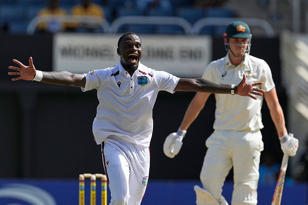 Jayden Seales WI Vs AUS 3rd Test