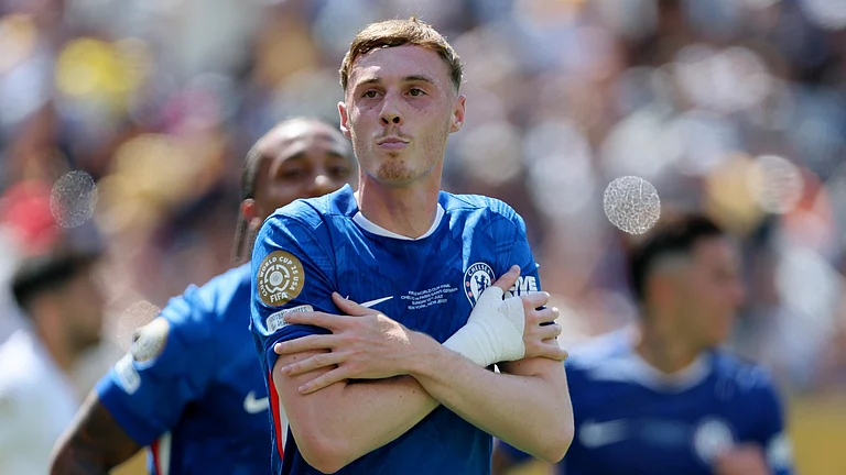 Chelsea's goalscorer Cole Palmer - null