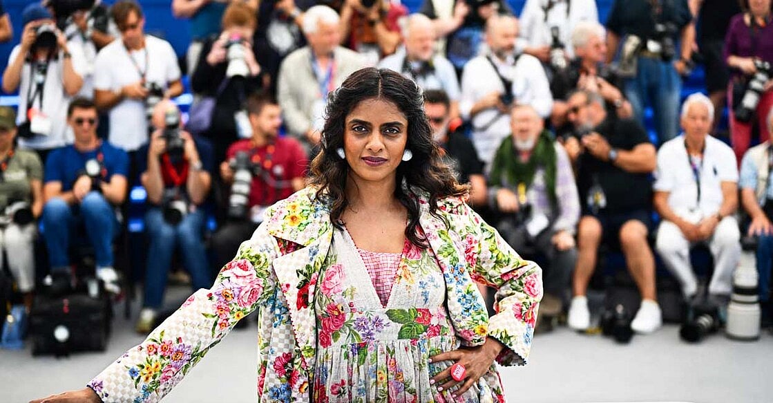 Kani Kusruti at Cannes 2024 photo-call