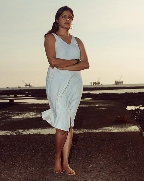 Kani Kusruti in a i-D photo shoot