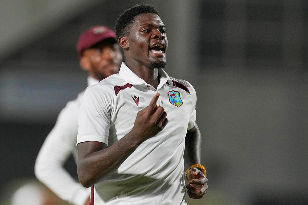 West Indies vs Australia 3rd Test cricket match Day 2 at Sabina Park in Kingston_Alzarri Joseph