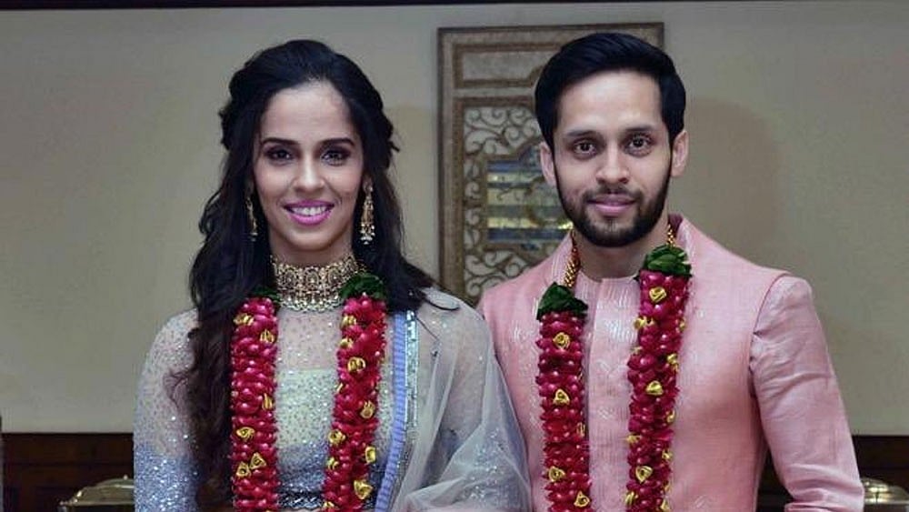 X : Ace Shuttlers Saina Nehwal, Parupalli Kashyap tied the knot in 2018