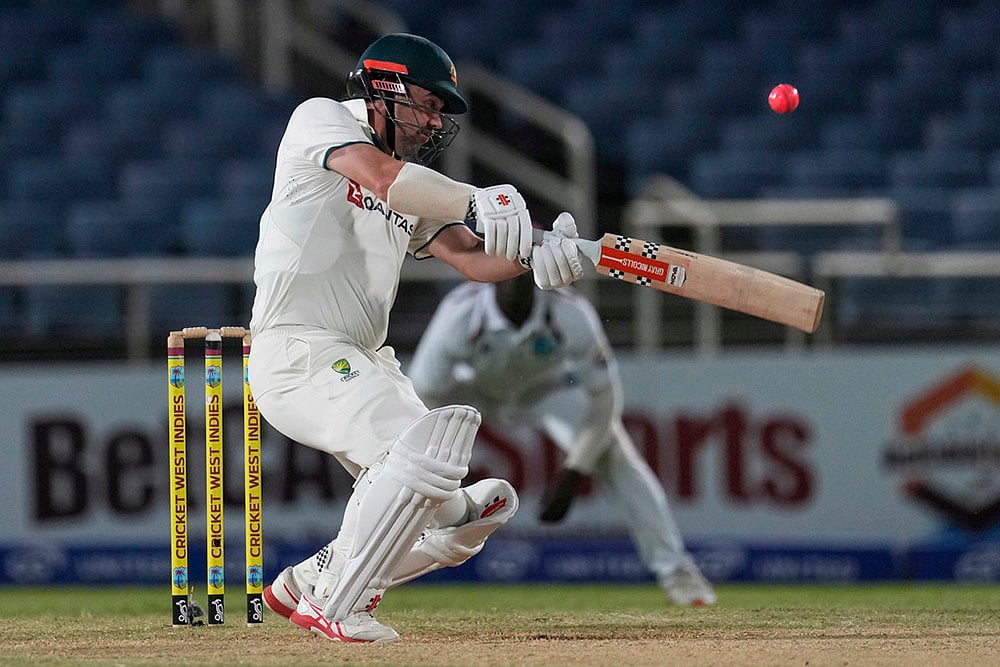 West Indies vs Australia 3rd Test cricket match Day 2 at Sabina Park in Kingston_Travis Head