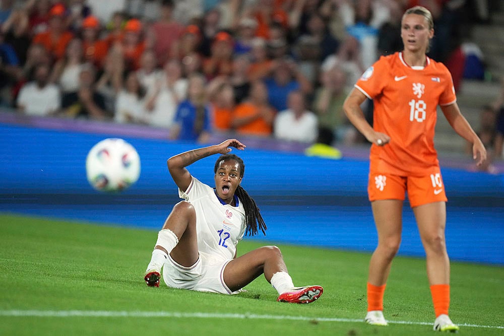 UEFA Womens Euros 2025  Netherlands vs France soccer group D match photo_Marie-Antoinette Katoto