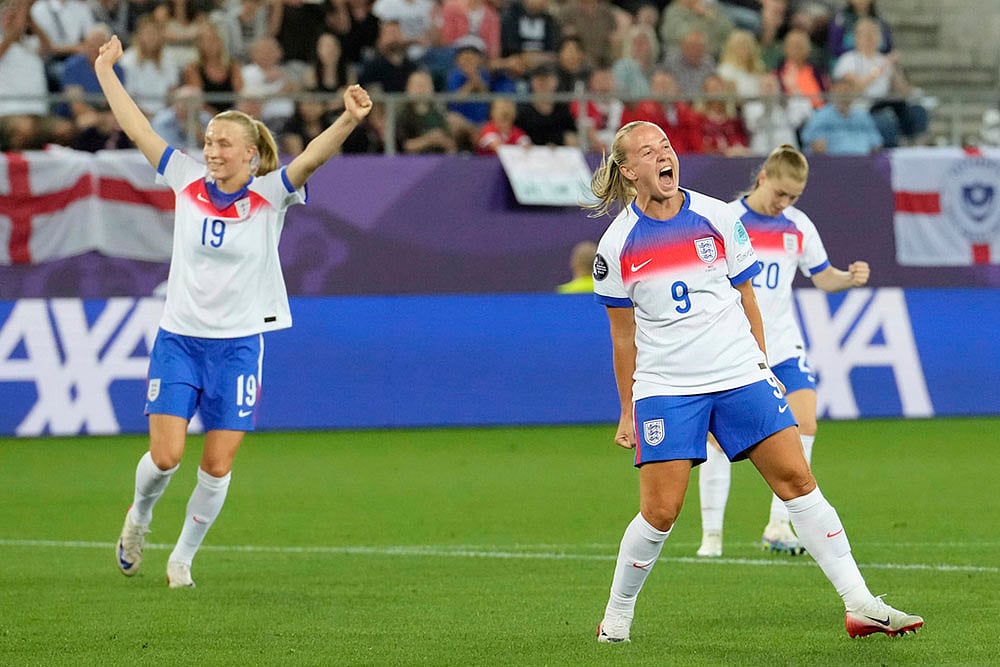 UEFA Womens Euros 2025 England vs Wales soccer group D match photo: Beth Mead