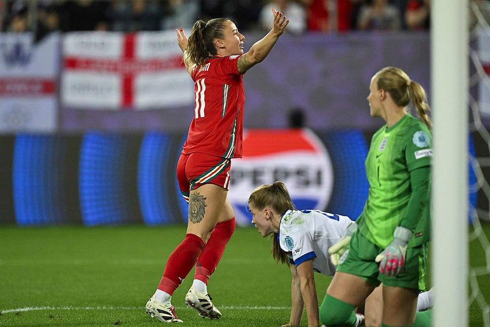 UEFA Womens Euros 2025 England vs Wales soccer group D match photo: Hannah Cain