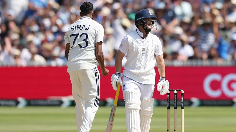 India vs England 3rd Test Mohammed Siraj Ben Duckett AP