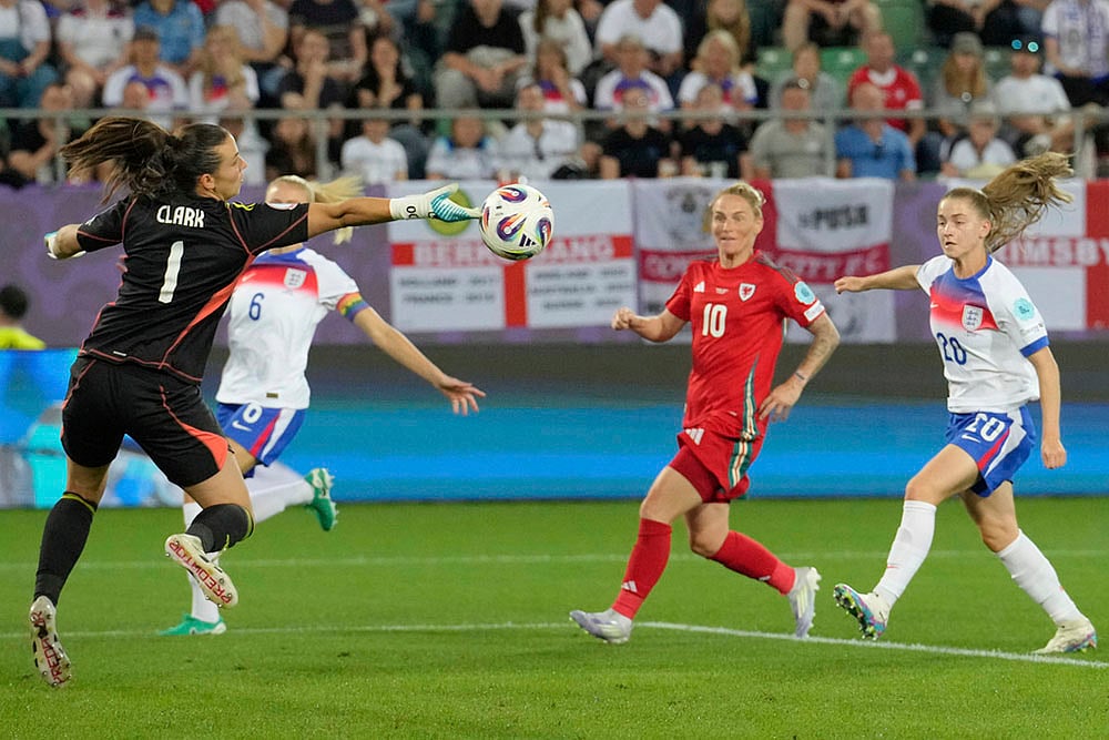 UEFA Womens Euros 2025 England vs Wales soccer group D match photo: Olivia Clark 