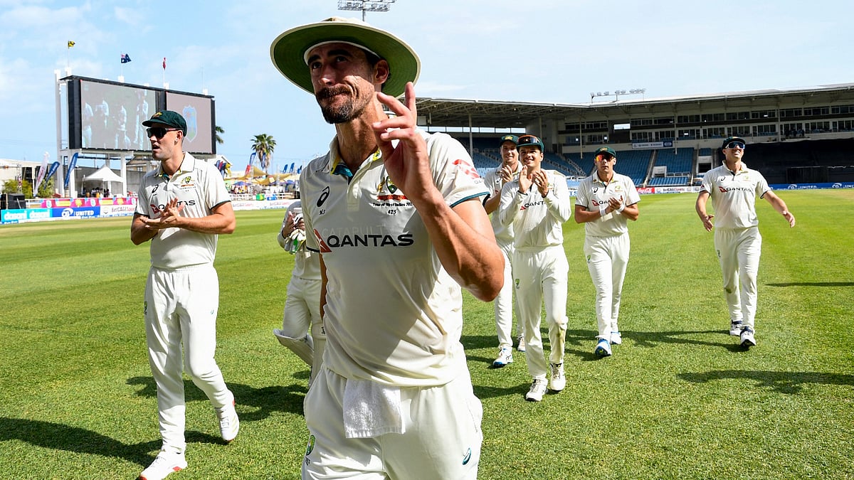 | Photo: File : File photo of Mitchell Starc playing in Test cricket for Australia.
