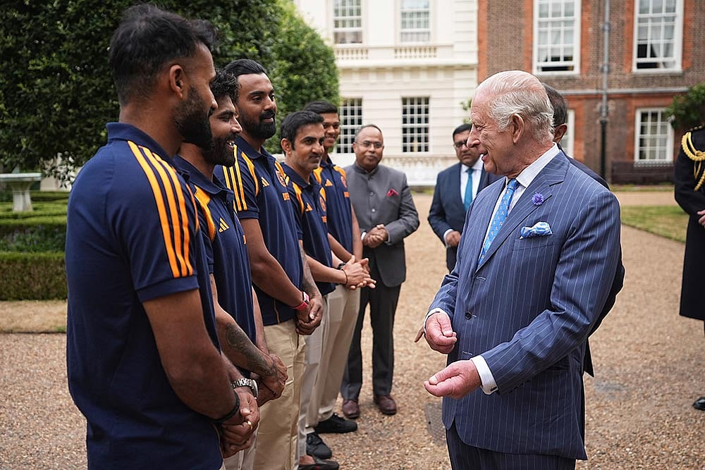 Indian mens, womens cricket teams meet King Charles III