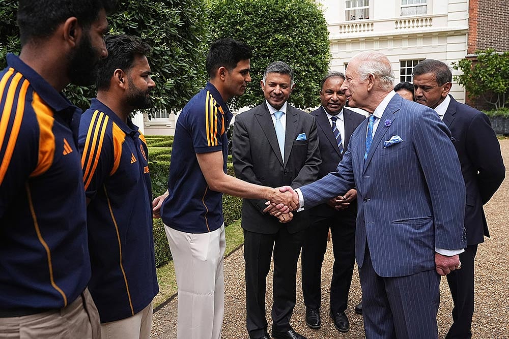 Indian mens, womens cricket teams meet King Charles III