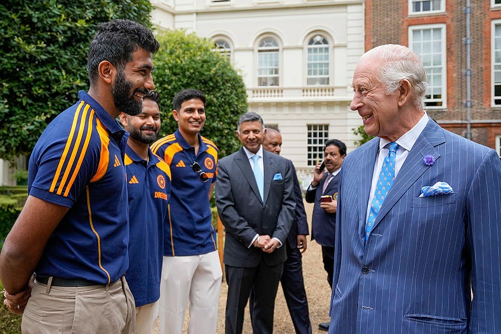 Indian mens, womens cricket teams meet King Charles III