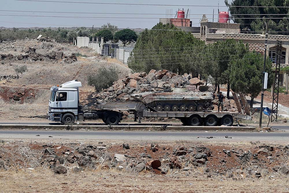 Syria Clashes between government troops and Druze militias