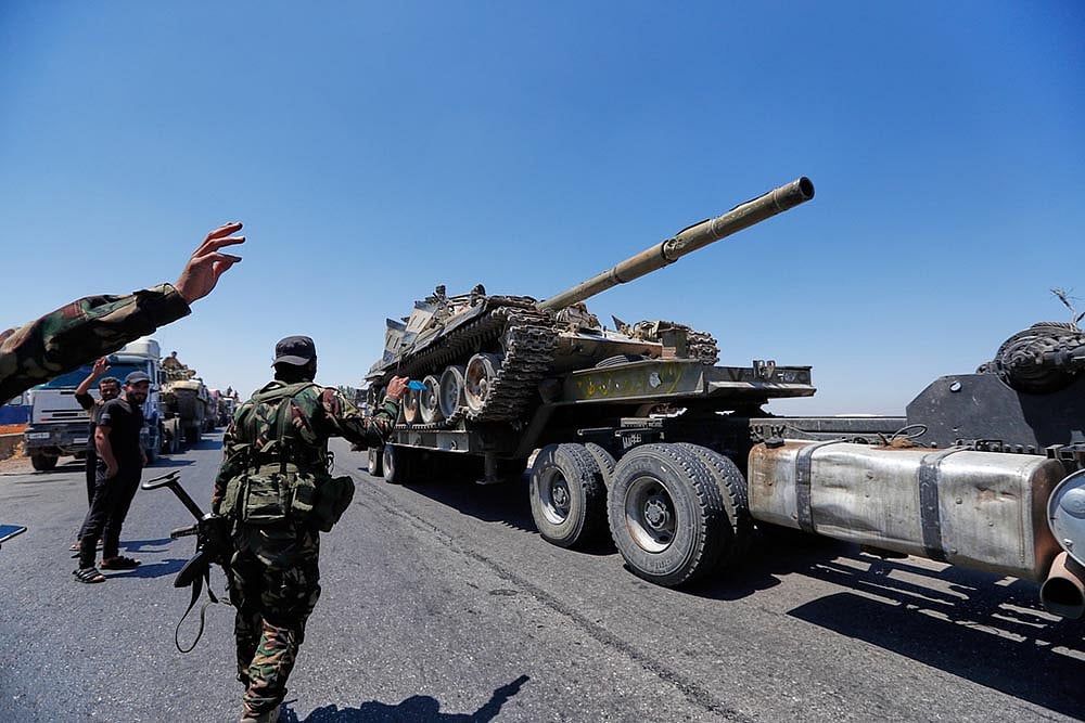 Syria Clashes between government troops and Druze militias