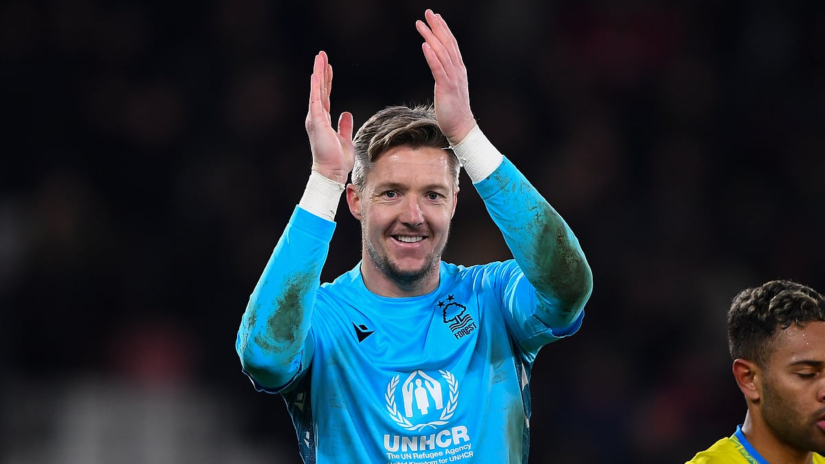 Wayne Hennessey in action for Nottingham Forest