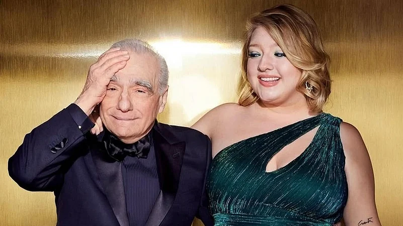 Martin Scorsese with daughter