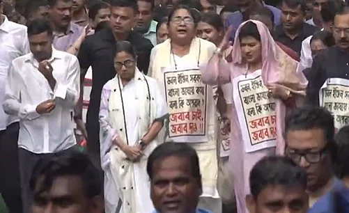 Mamata Banerjee-led rally in Kolkata over harassment of Bengali-speaking people in BJP-ruled states