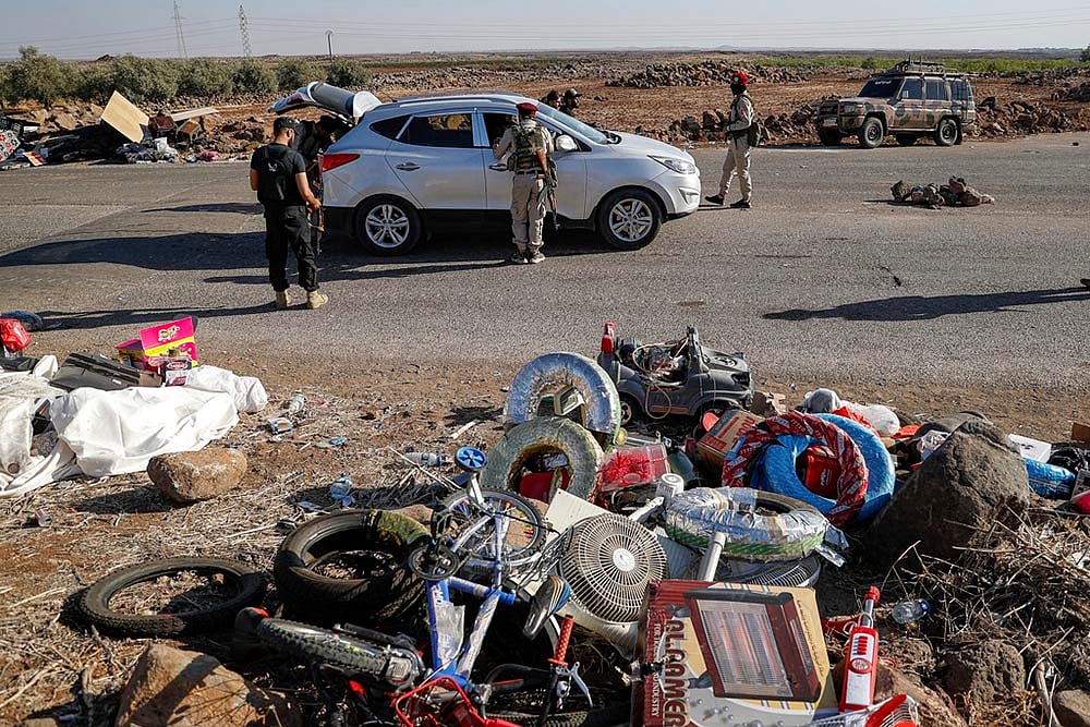 Syria Clashes between government troops and Druze militias